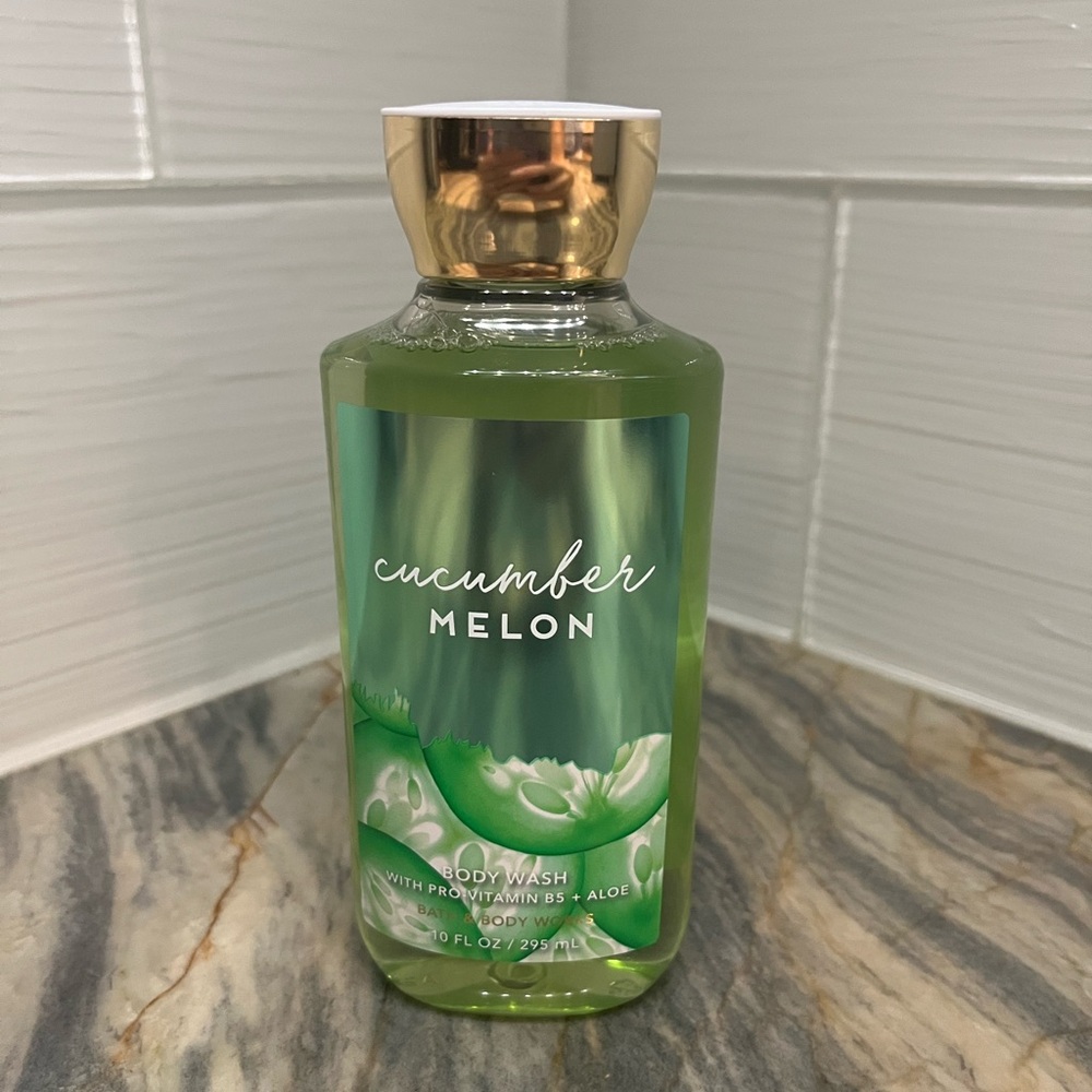 Bath & Body Works CUCUMBER MELON Body Wash 10 Oz